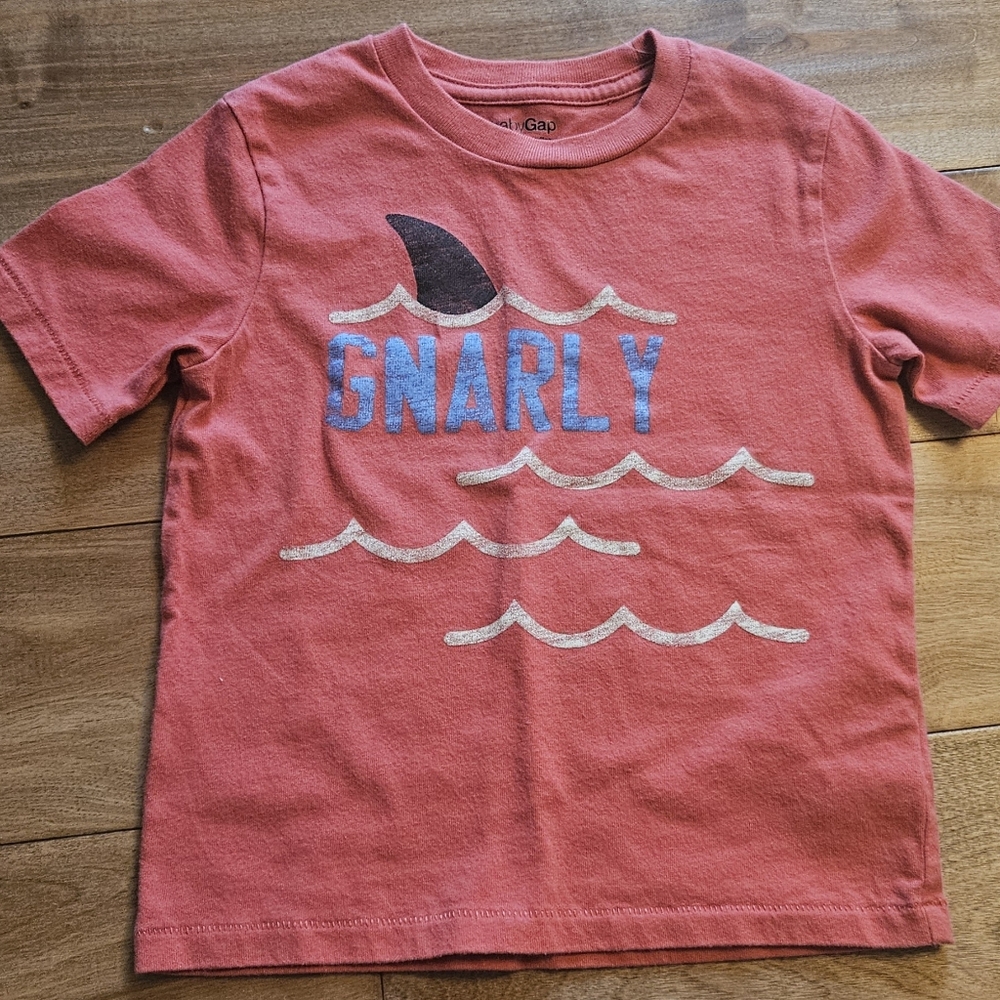 Gap boys "gnarly" shark shirt